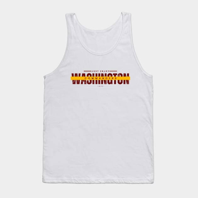 JUST ENJOY WASHINGTON COMMANDERS 1932 Tank Top by Lolane